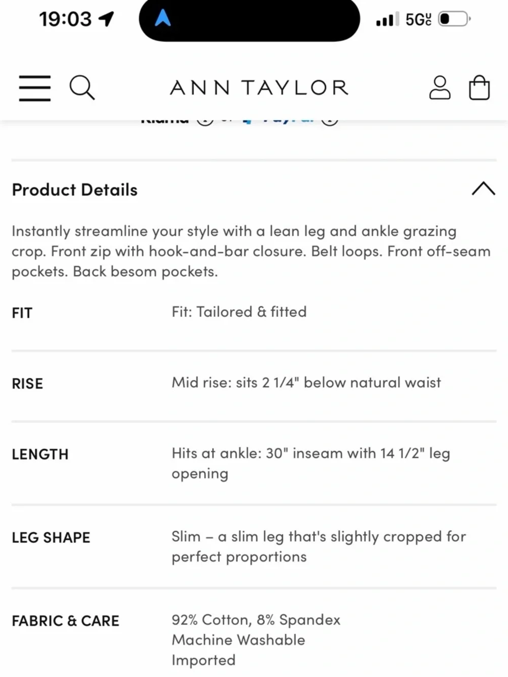 Ann Taylor Black Mid-Rise Dress Pants - Picture 4 of 4